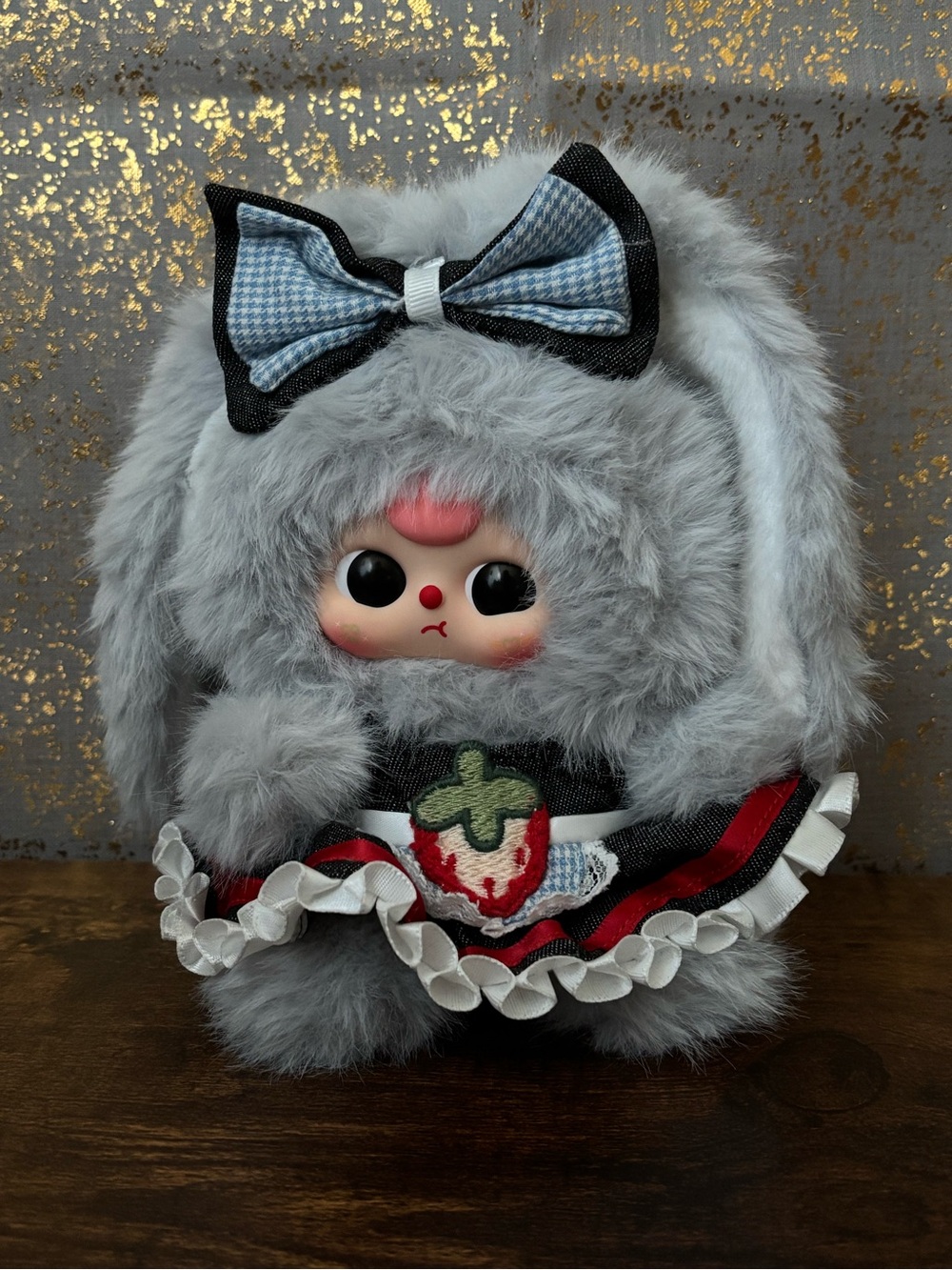 Baby Three Miniature Macchiato Mini Rabbit Bag Confirmed Nebula Cocoa